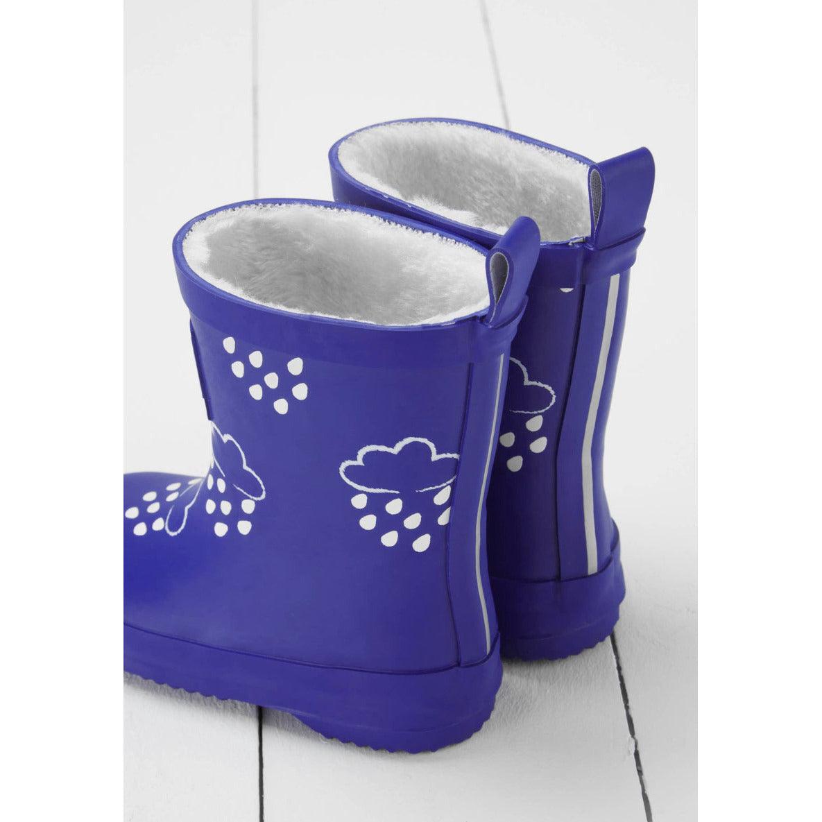 Grass & Air | Color Changing Kids Winter Rain Boots | Kid's Winter Welly | Fleece Lined Rain Boots - becauseofadi