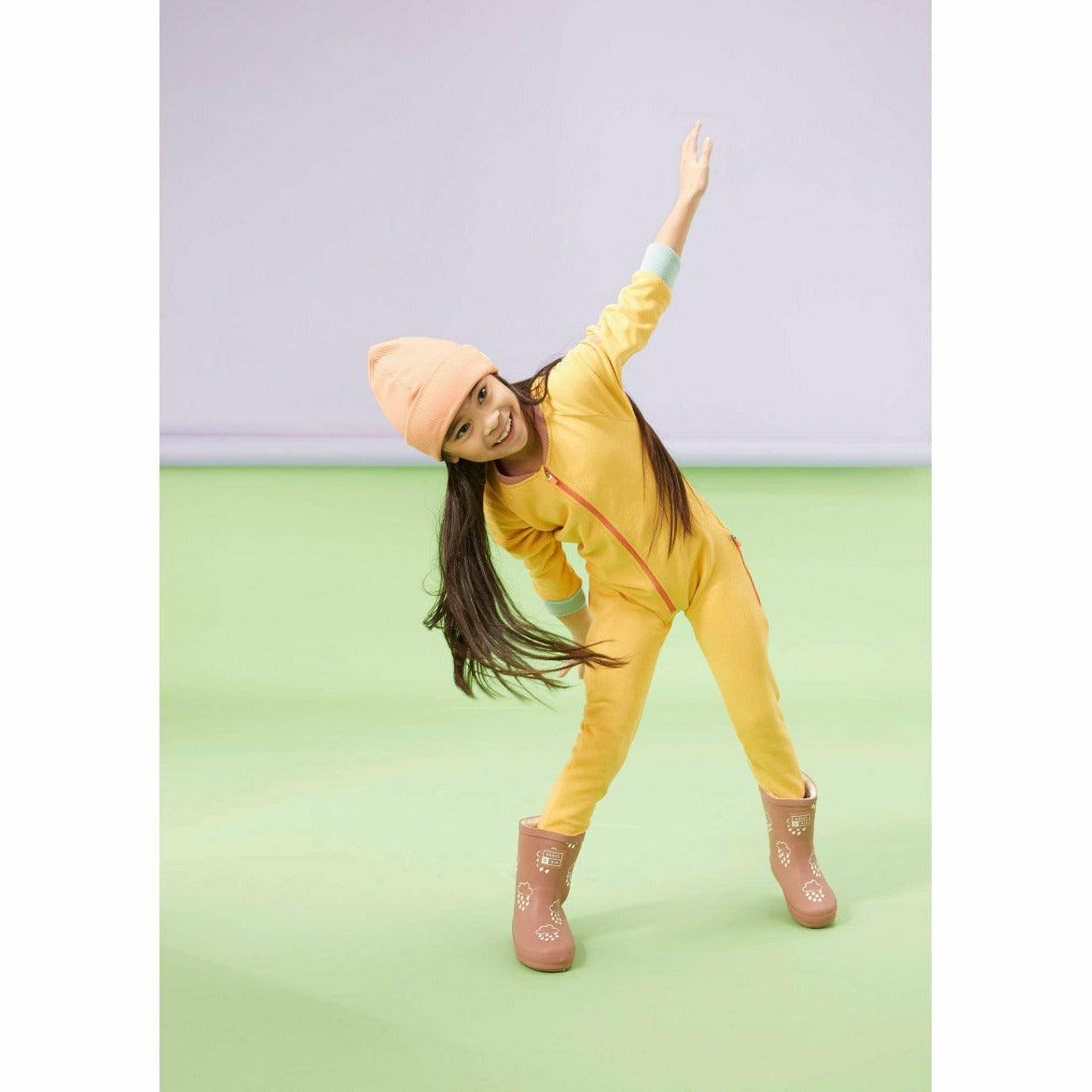 Grass & Air | Color Changing Kids Winter Rain Boots | Kid's Winter Welly | Fleece Lined Rain Boots - becauseofadi