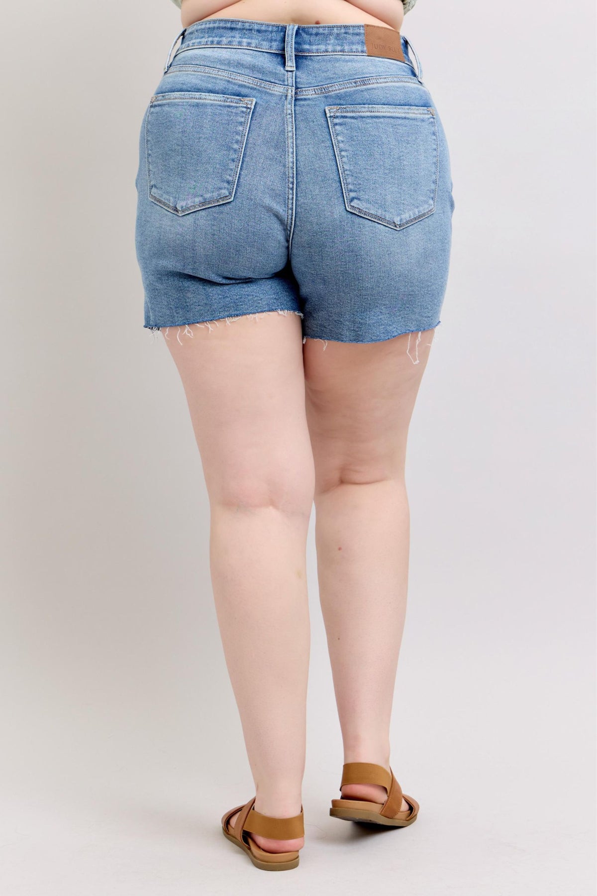 Judy Blue | Charley High Rise Distressed Cutoff Shorts