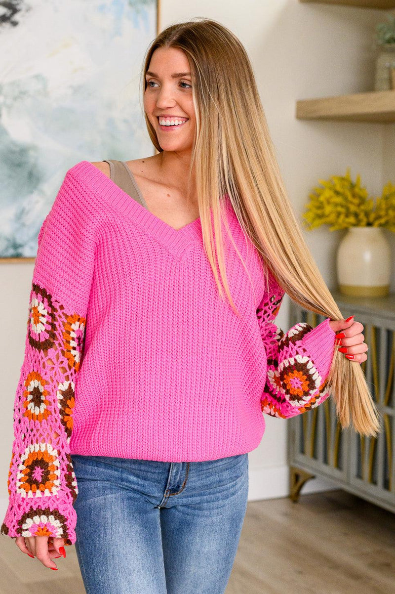 Can't Stop this Feeling V-Neck Knit Sweater - becauseofadi