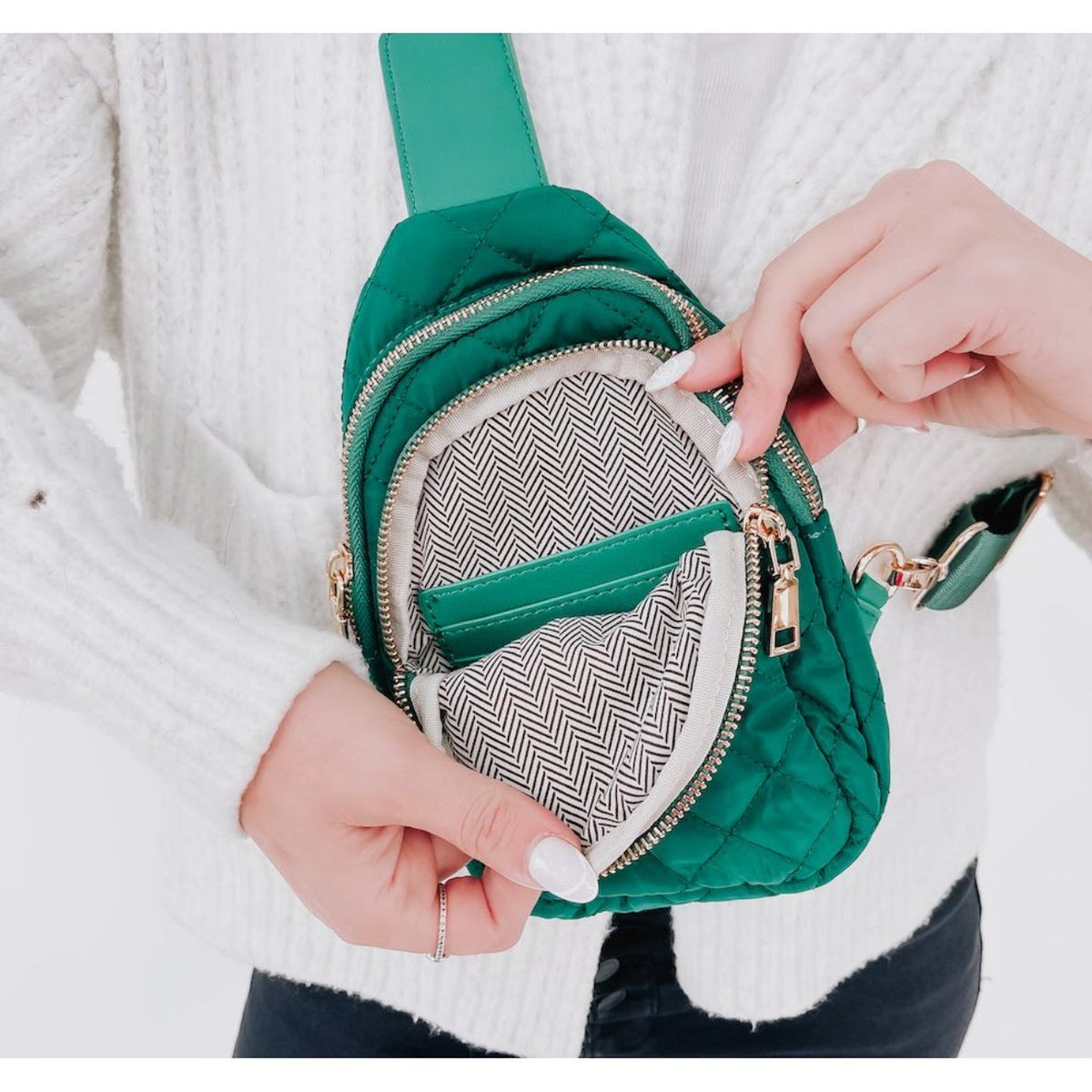 Pretty Simple | Pinelope Puffer Bum Bag | Women's Crossbody