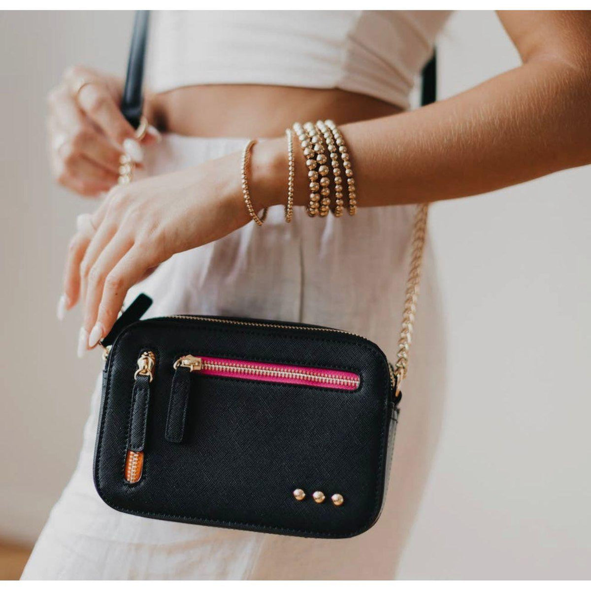 Pretty Simple | Women's Clarity Crossbody Bag | Vegan Leather Purse - becauseofadi