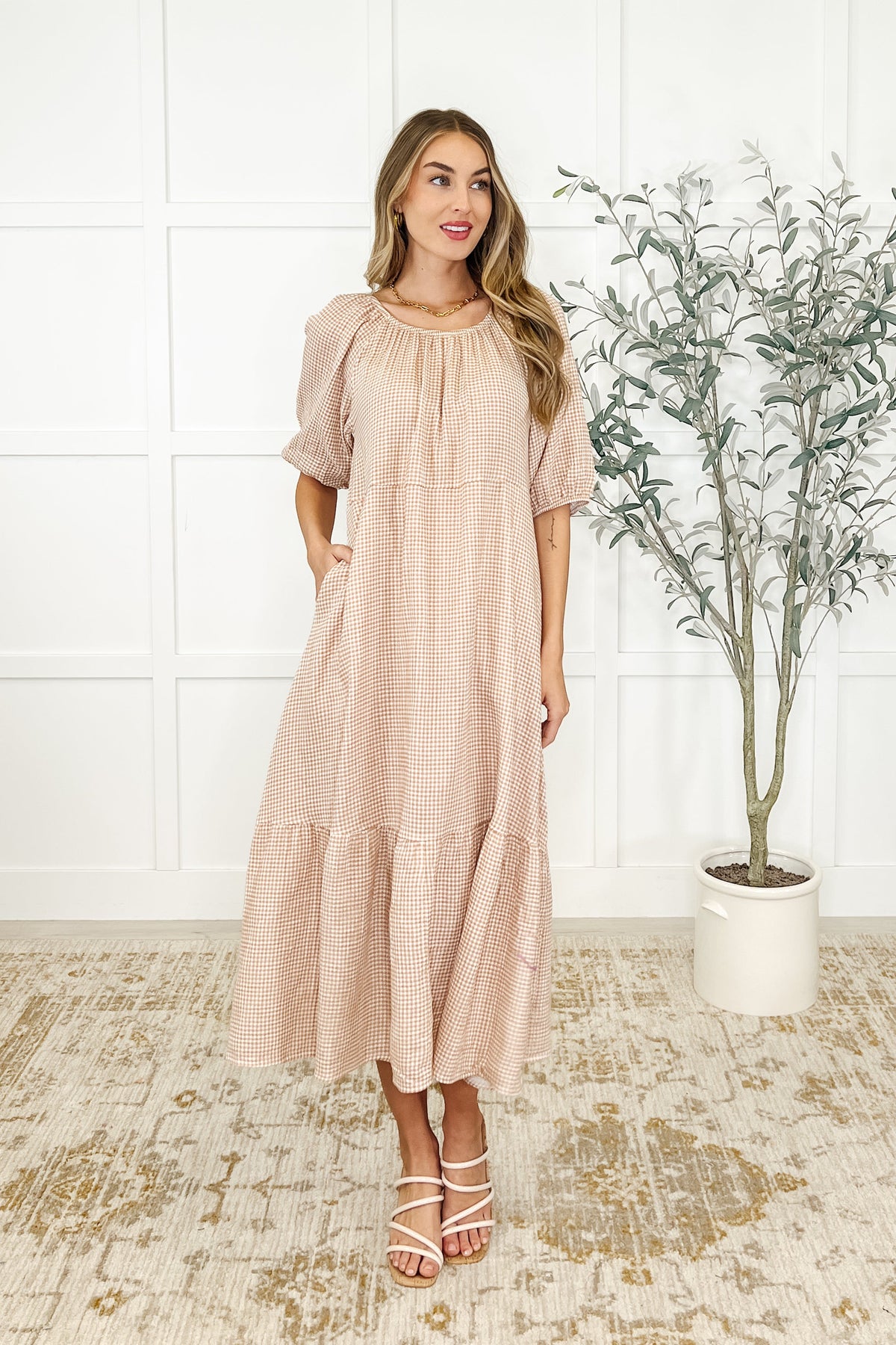 Hazel Dress in Toffee