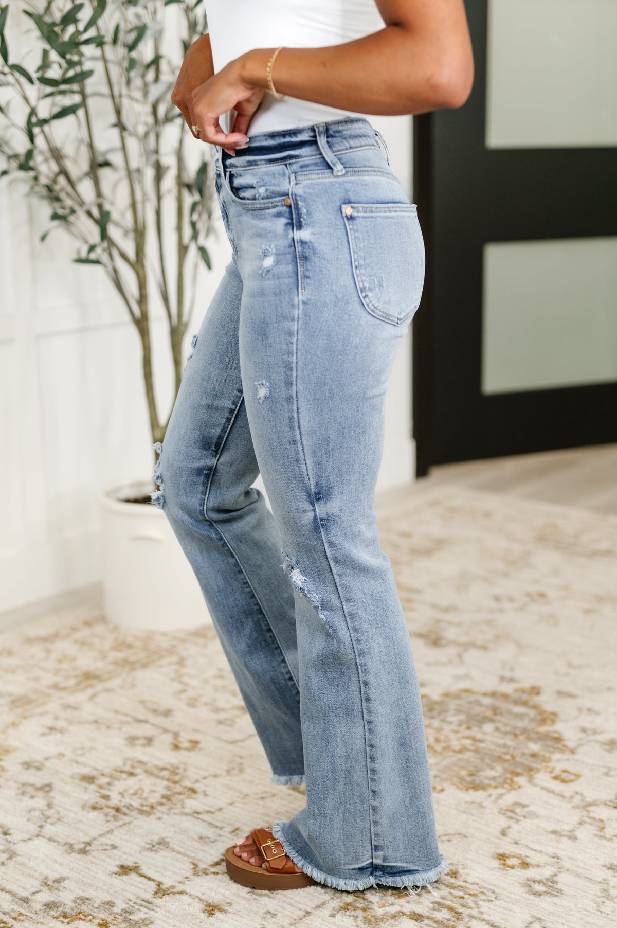 Judy Blue | Marlena High Rise Shield Pocket Flare Jeans