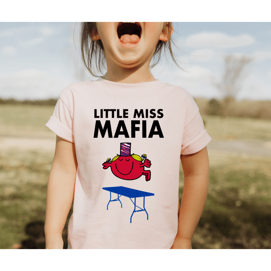 Kid's Little Miss Mafia Tee | Buffalo Tee | Buffalo Bills Tee - becauseofadi