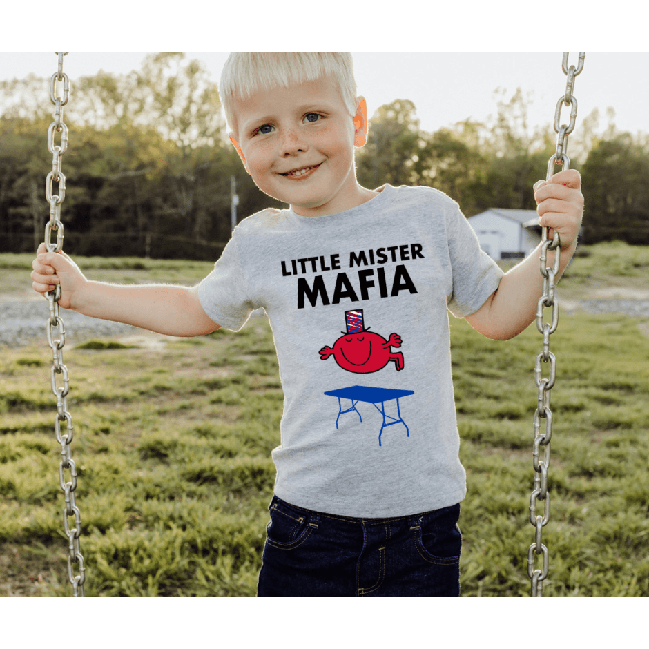 Kid's Little Mister Mafia Tee | Buffalo Tee | Buffalo Bills Tee - becauseofadi