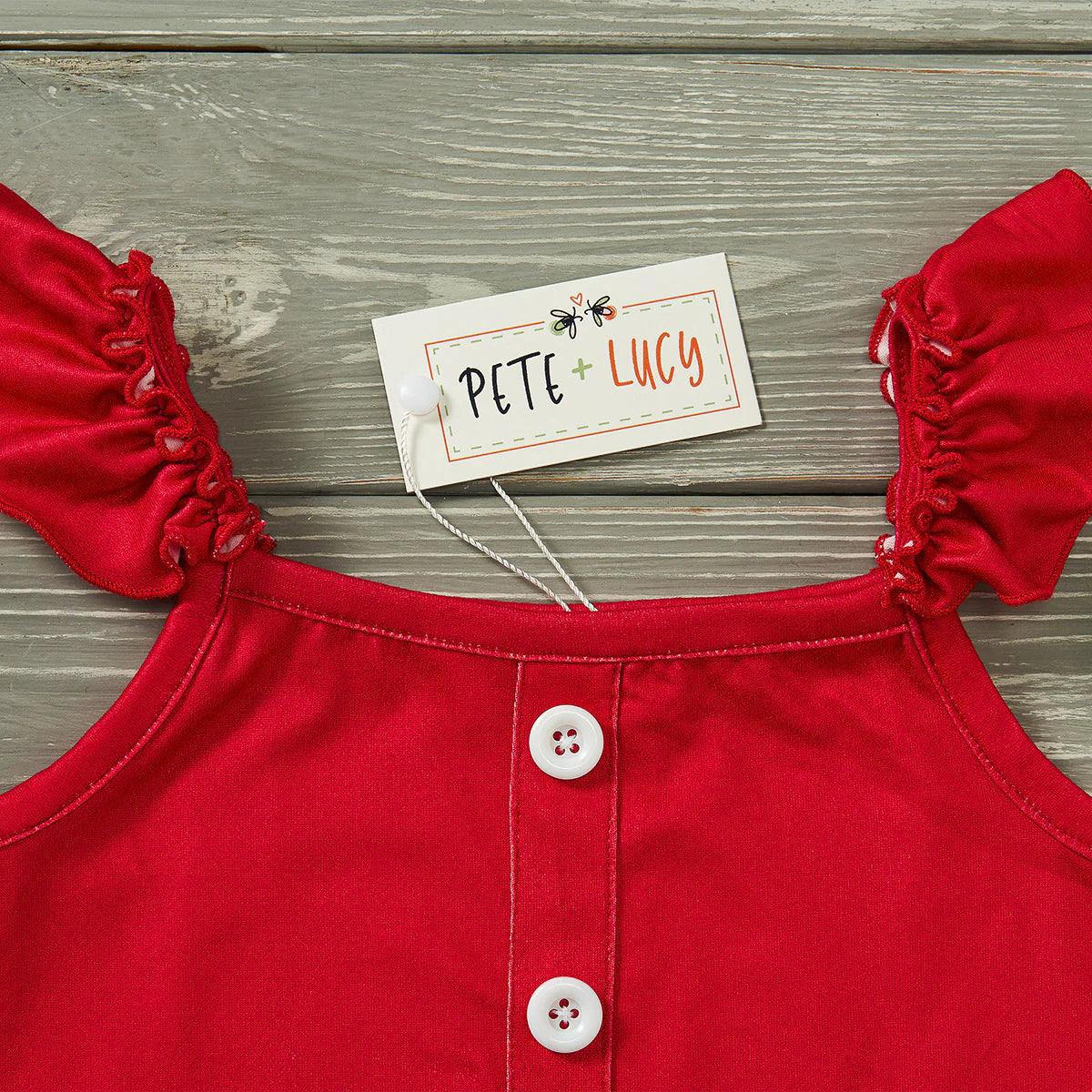 Girl's Stars + Stripes Skirt Set | Pete + Lucy - becauseofadi
