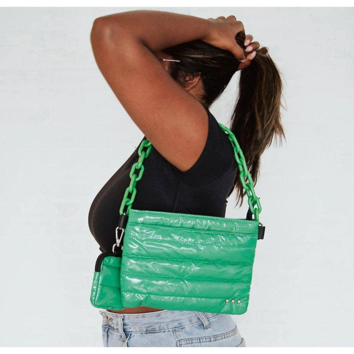 Women's Nova Nylon Chain Crossbody Bag | Pretty Simple - becauseofadi