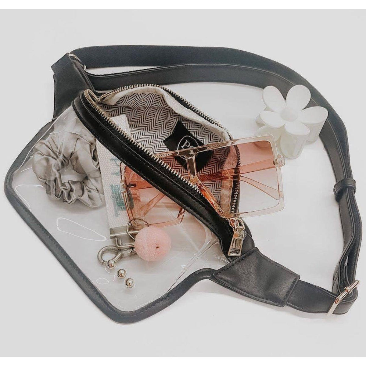 Women's Clara Bum Bag | Clear Bag | Pretty Simple - becauseofadi