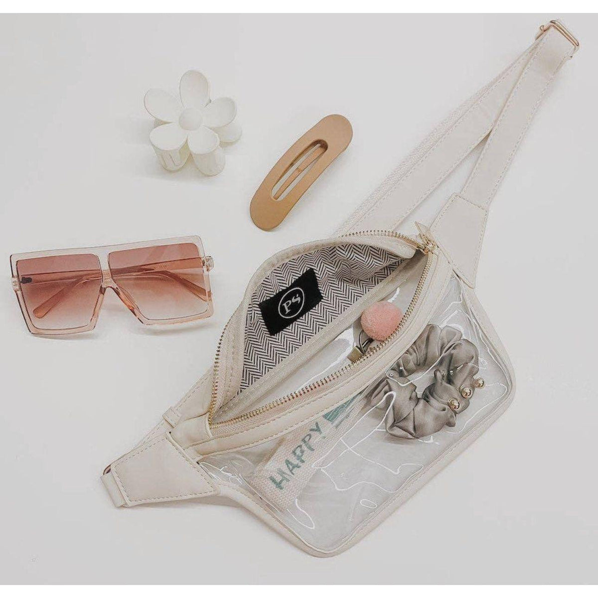 Women's Clara Bum Bag | Clear Bag | Pretty Simple - becauseofadi