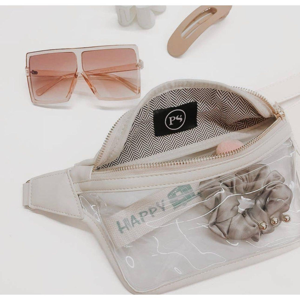 Women's Clara Bum Bag | Clear Bag | Pretty Simple - becauseofadi