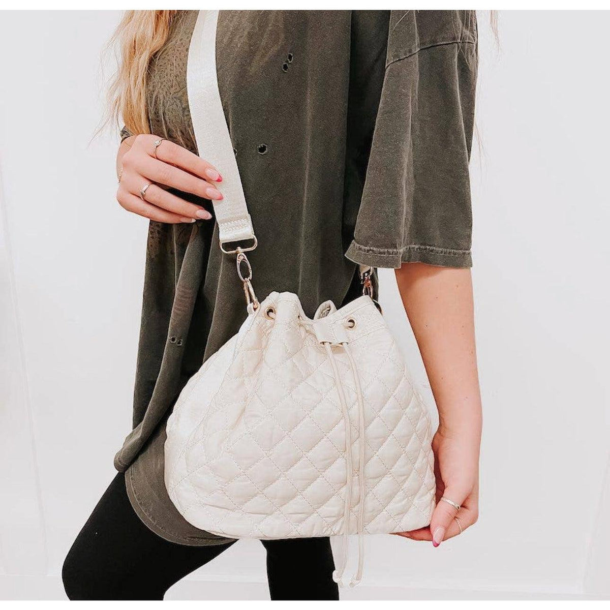 Women's Quincey Quilted Crossbody | Pretty Simple - becauseofadi