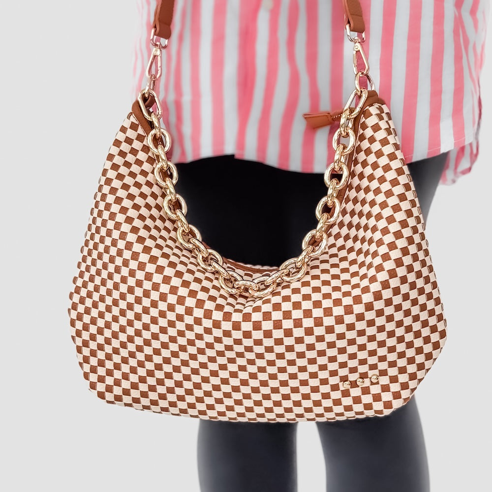 Sienna Slouchy Woven Shoulder Bag