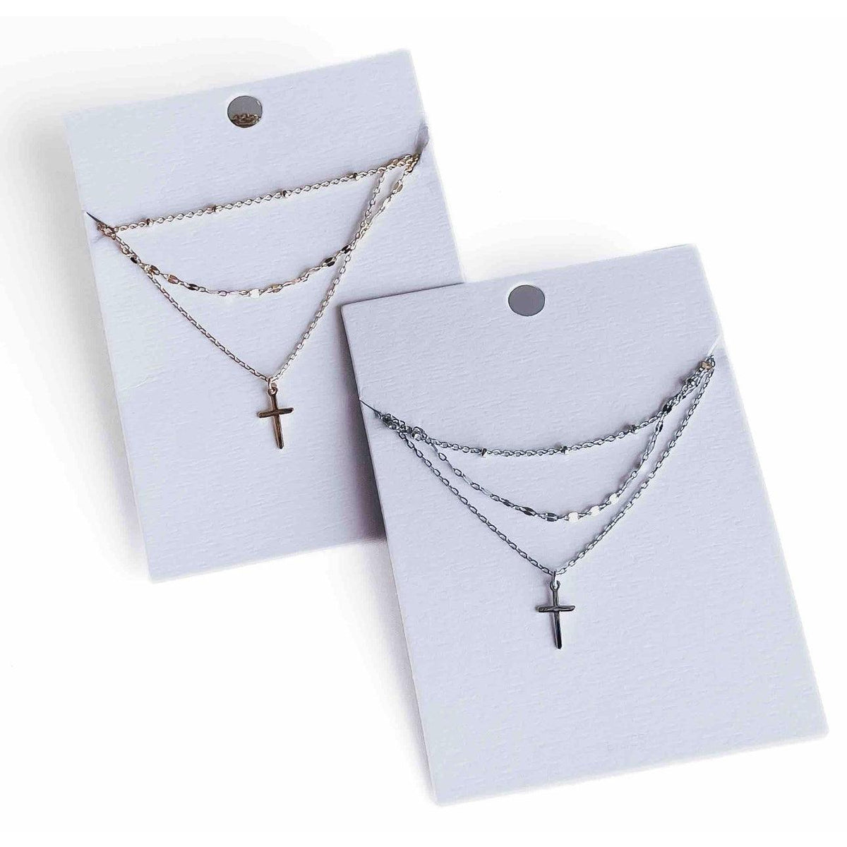 Women's Devoted Cross Layered Necklace | Pretty Simple - becauseofadi