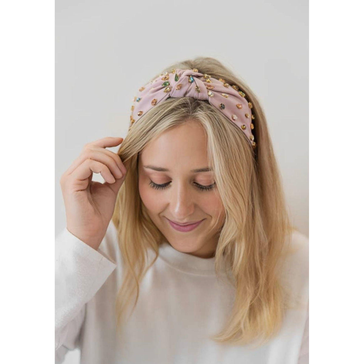 Women's Traditional Knot Gem Headband | Headbands of Hope - becauseofadi