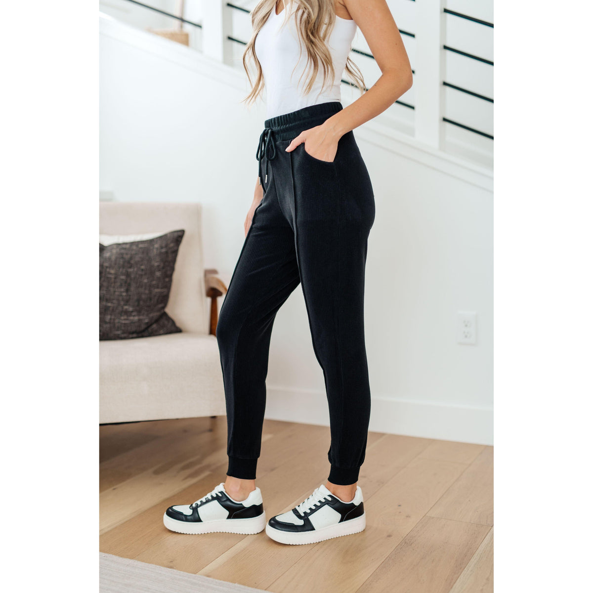 Women's Count With Me Jogger in Black - becauseofadi