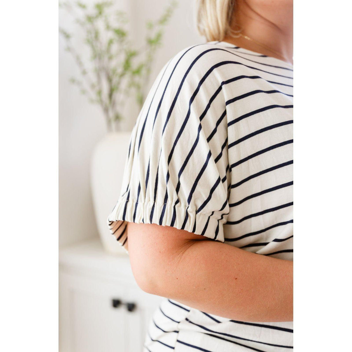 Much Ado About Nothing Striped Top - becauseofadi