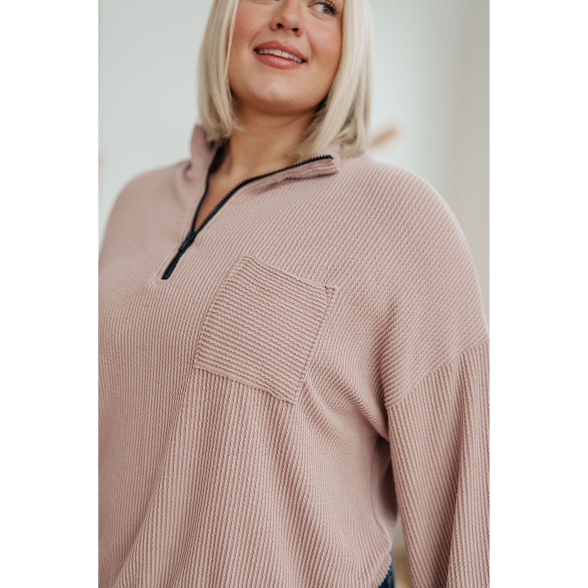 White Birch | Women’s Up for Discussion Half Zip Pullover
