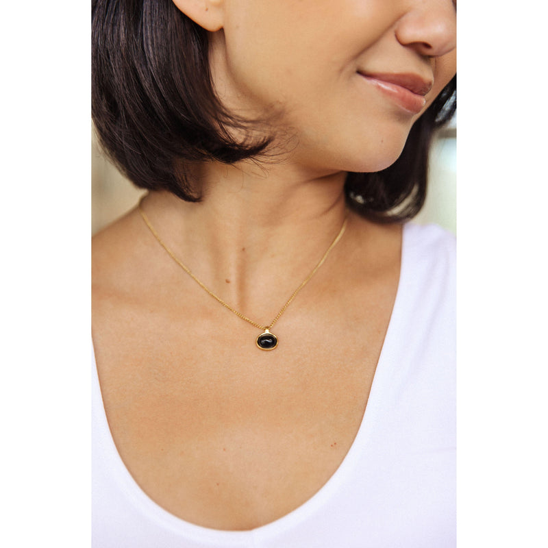 Center Of It All Pendent Necklace - becauseofadi