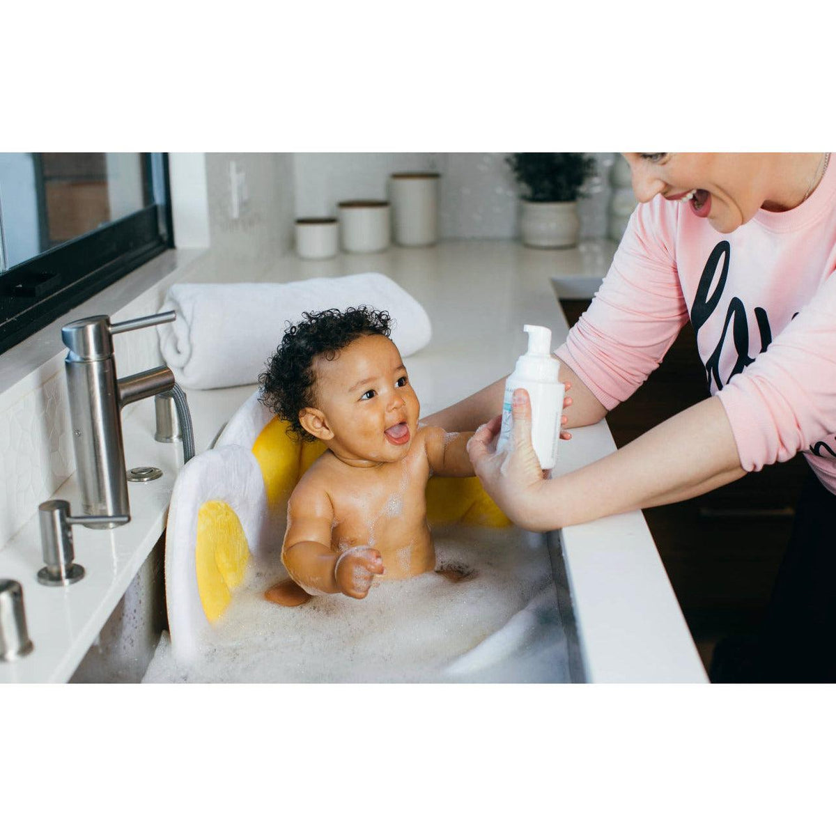 Kids Vanilla Foaming Shampoo, Bubble Bath & Body Wash - becauseofadi