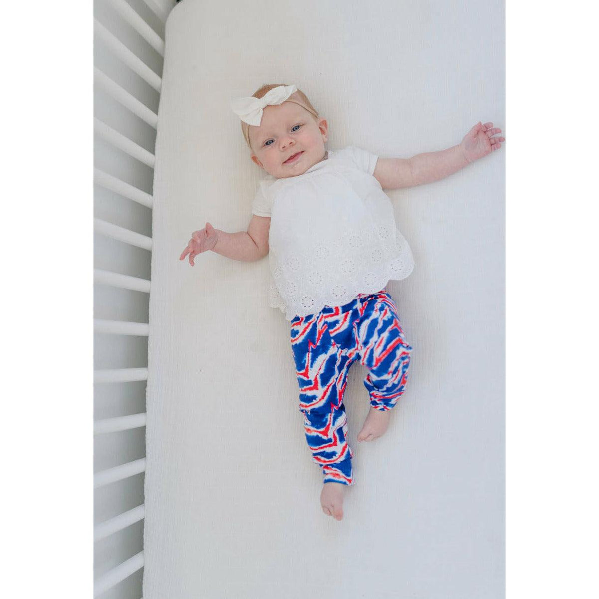 doodle & jack Buffalove Leggings | Buffalo Bills Toddler Pants | Red/White/Blue Pants - becauseofadi