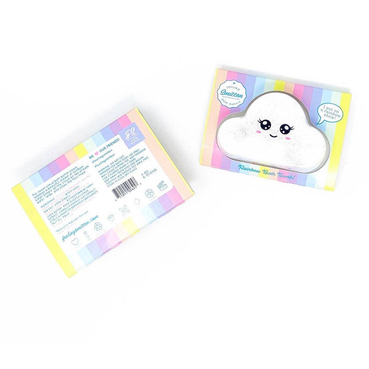 Feeling Smitten | Kids Rainbow Cloud Bath Bomb - becauseofadi