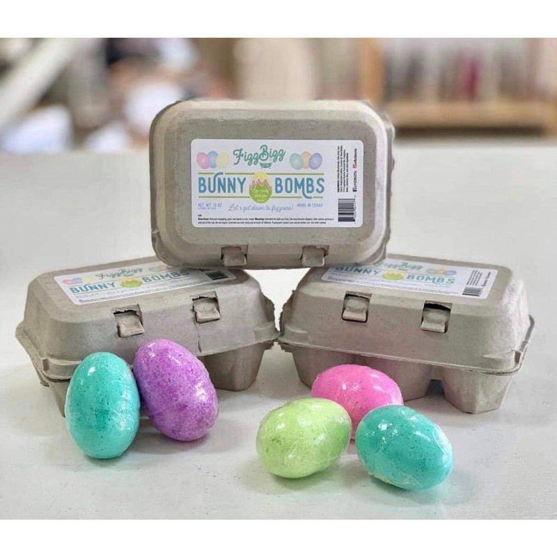 Fizz Bizz | Bunny Bombs | Easter Egg Bath Bombs | Kids Bath Bombs - becauseofadi