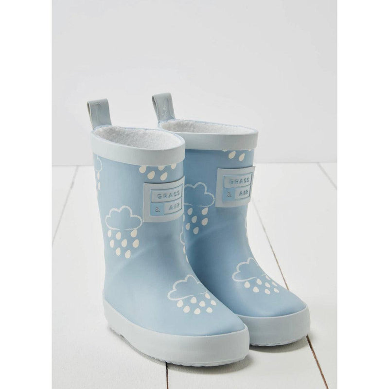 Grass & Air | Kid's Color Revealing Rainboots | Color Changing Rain Boots - becauseofadi