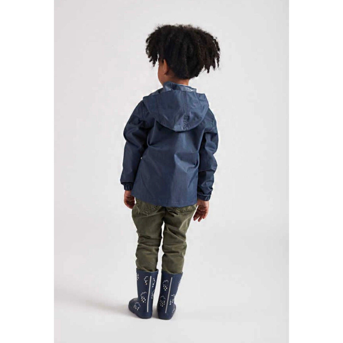 Grass & Air | Kids Navy Rain Jacket | Boys Waterproof Jacket - becauseofadi