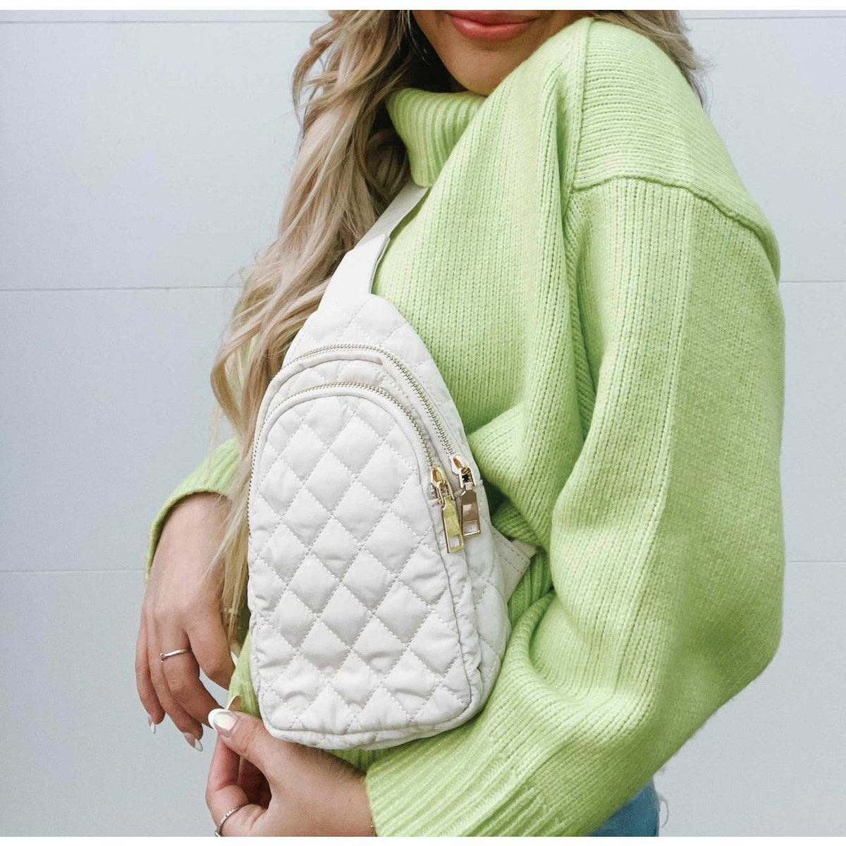 Pretty Simple | Pinelope Puffer Bum Bag | Women's Crossbody - becauseofadi