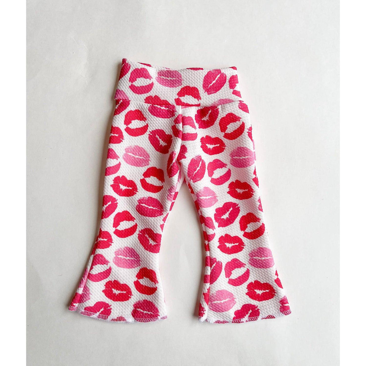 Kisses Valentine's Day Baby Bell Bottoms | Valentine's Day Dress Up - becauseofadi