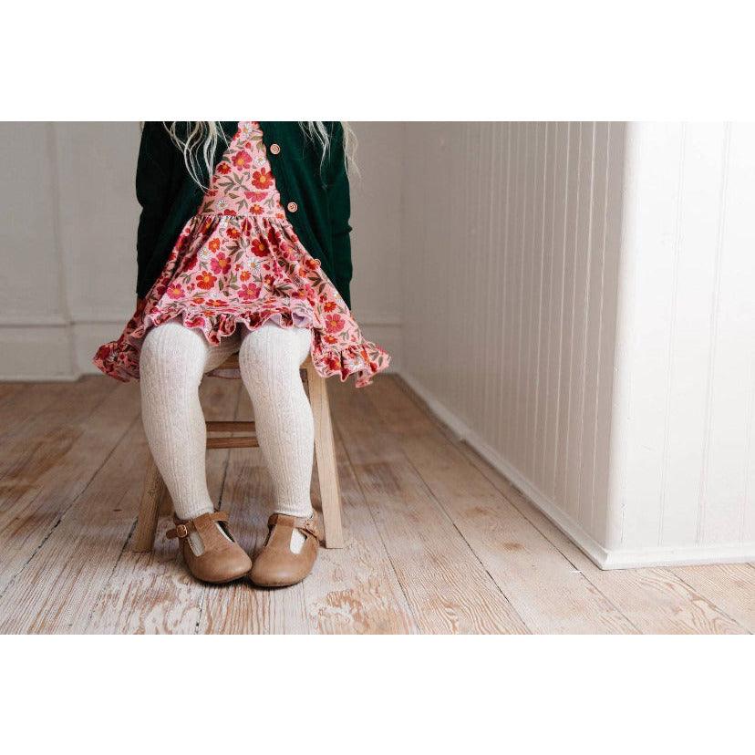 Girl's Cable Knit Tights | Little Stocking Co. - becauseofadi