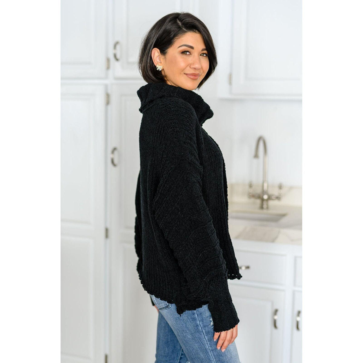 Maureen Long Sleeve Solid Knit Sweater - becauseofadi