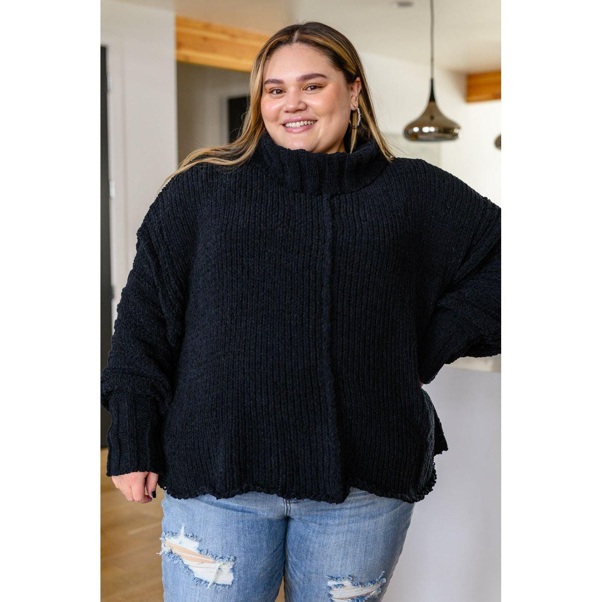 Maureen Long Sleeve Solid Knit Sweater - becauseofadi