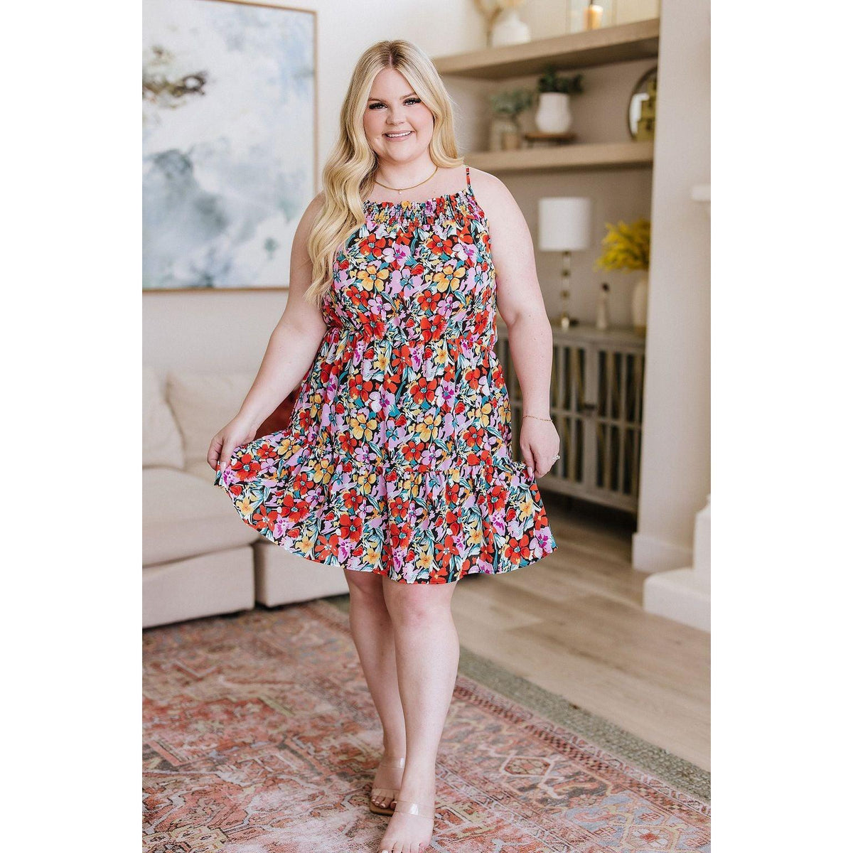 My Side of the Story Floral Dress - becauseofadi