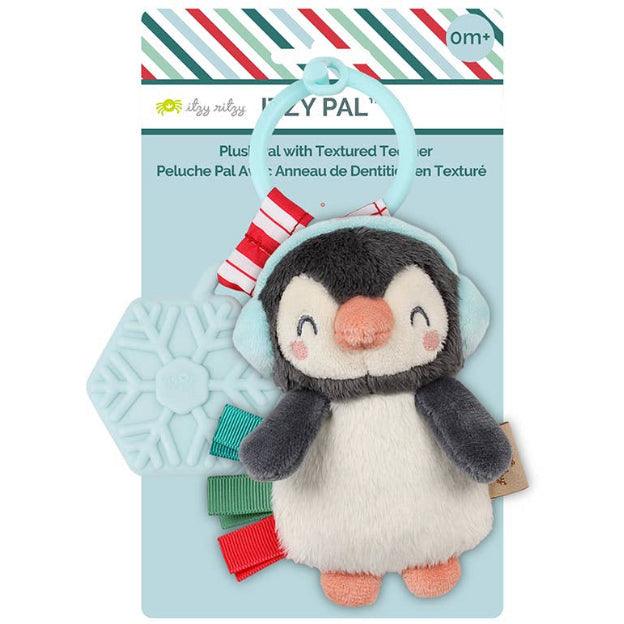 *New* Holiday Penguin Itzy Pal™ Plush + Teether | Baby Teether - becauseofadi