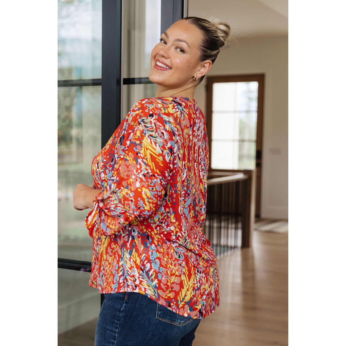 Not So Silly Keyhole Neckline Blouse - becauseofadi
