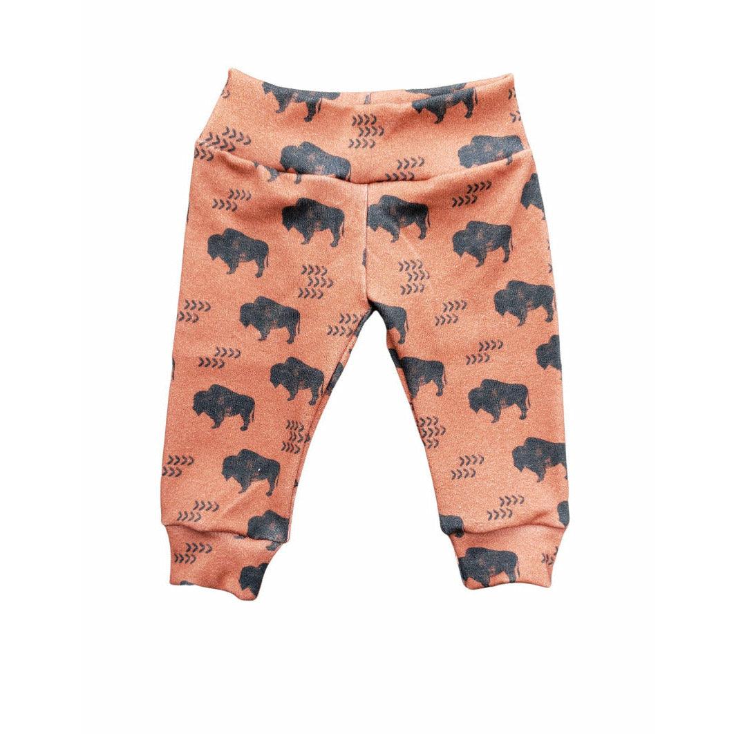 Organic Buffalo Leggings | Baby Buffalo Pants - becauseofadi