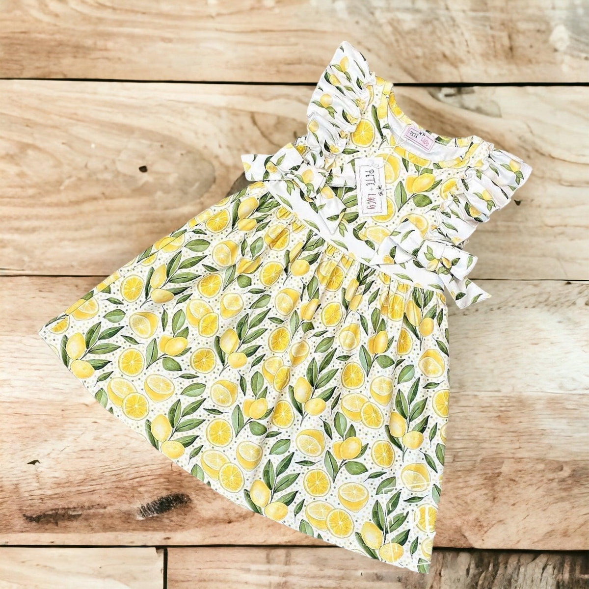 Mellow Lemon Dress | Girl's Dress | Pete + Lucy - becauseofadi