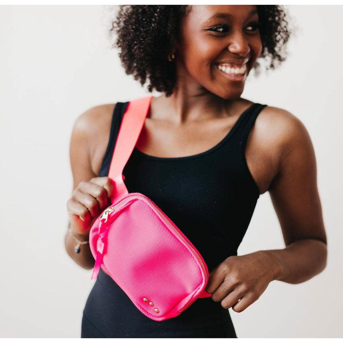 Brooklyn Bum Bag | Women's Lycra Belt Bag | Pretty Simple - becauseofadi