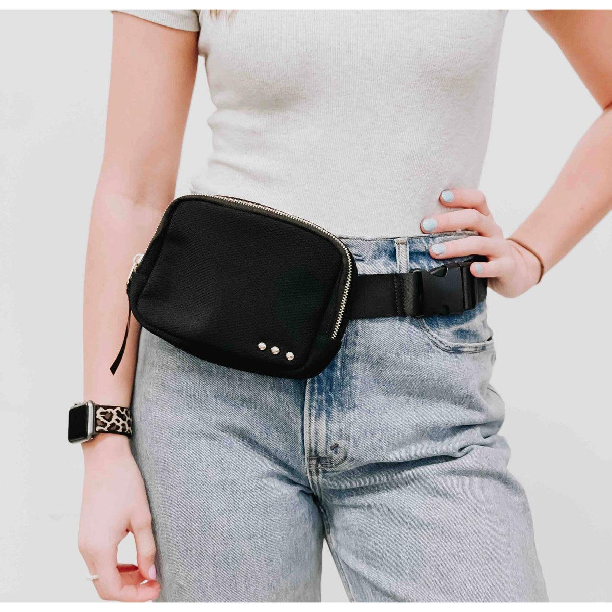 Brooklyn Bum Bag | Women's Lycra Belt Bag | Pretty Simple - becauseofadi