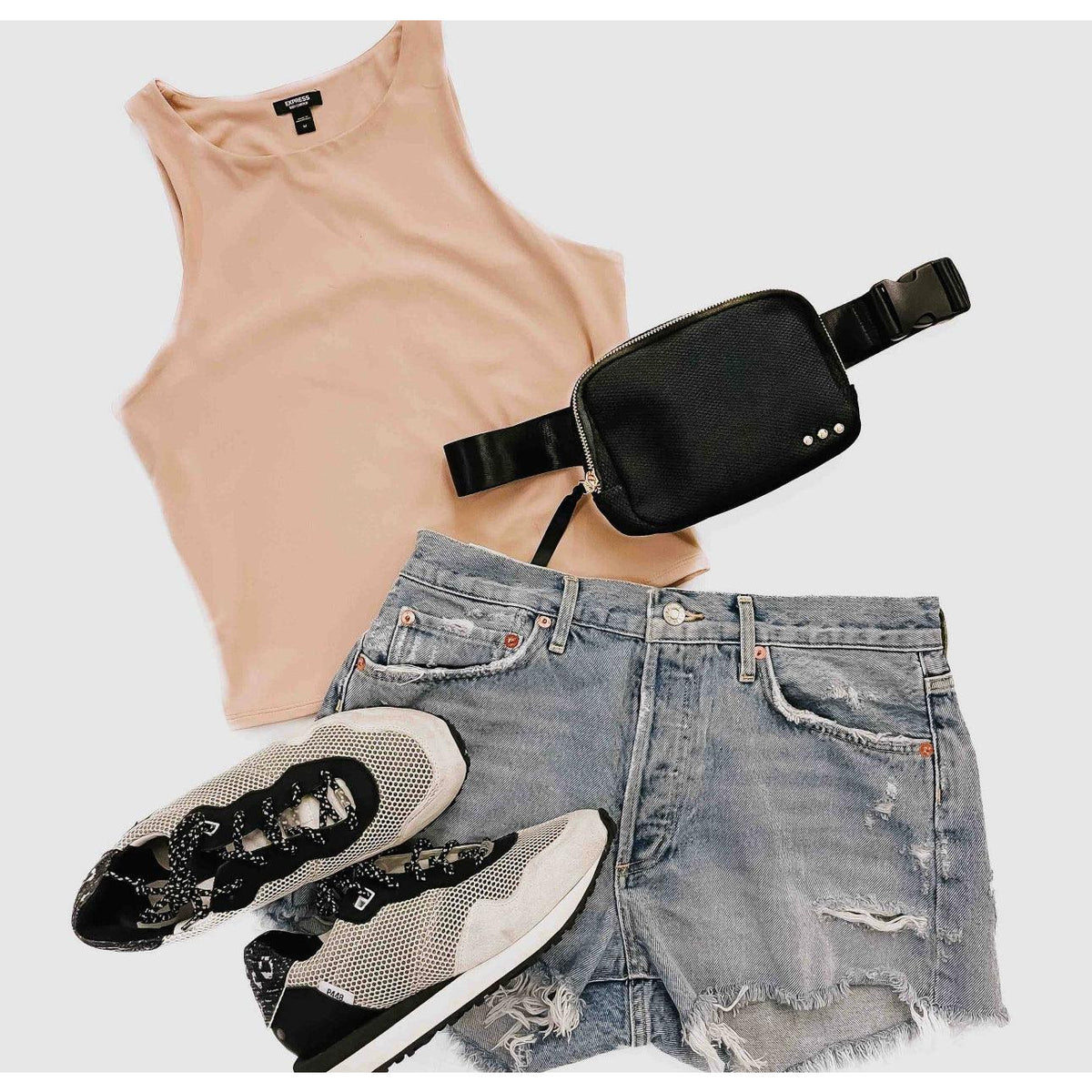 Brooklyn Bum Bag | Women's Lycra Belt Bag | Pretty Simple - becauseofadi