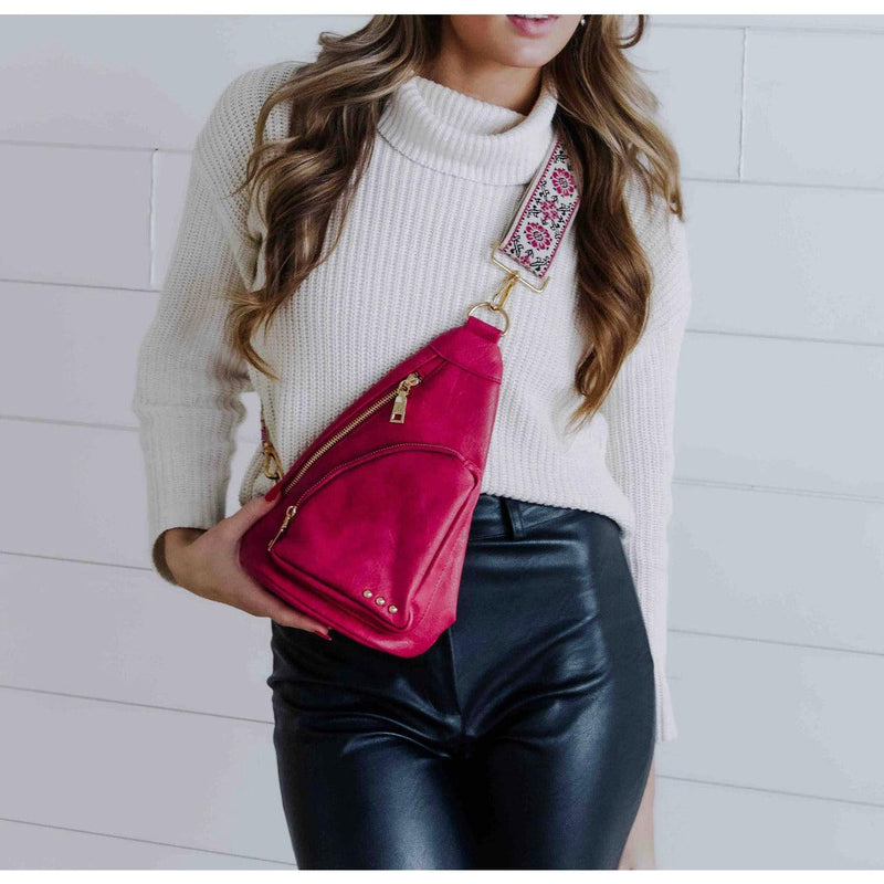 Pretty Simple | Women's Austin Sling Bag | Vegan Leather - becauseofadi