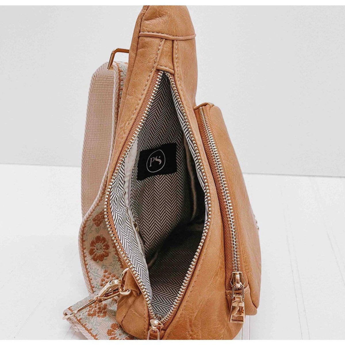 Pretty Simple | Women's Austin Sling Bag | Vegan Leather - becauseofadi