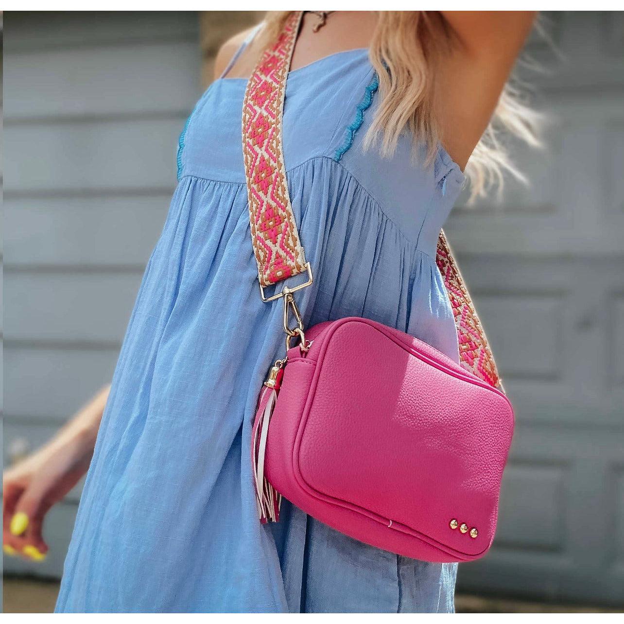 Pink Crossbody & Camera Bags for Women