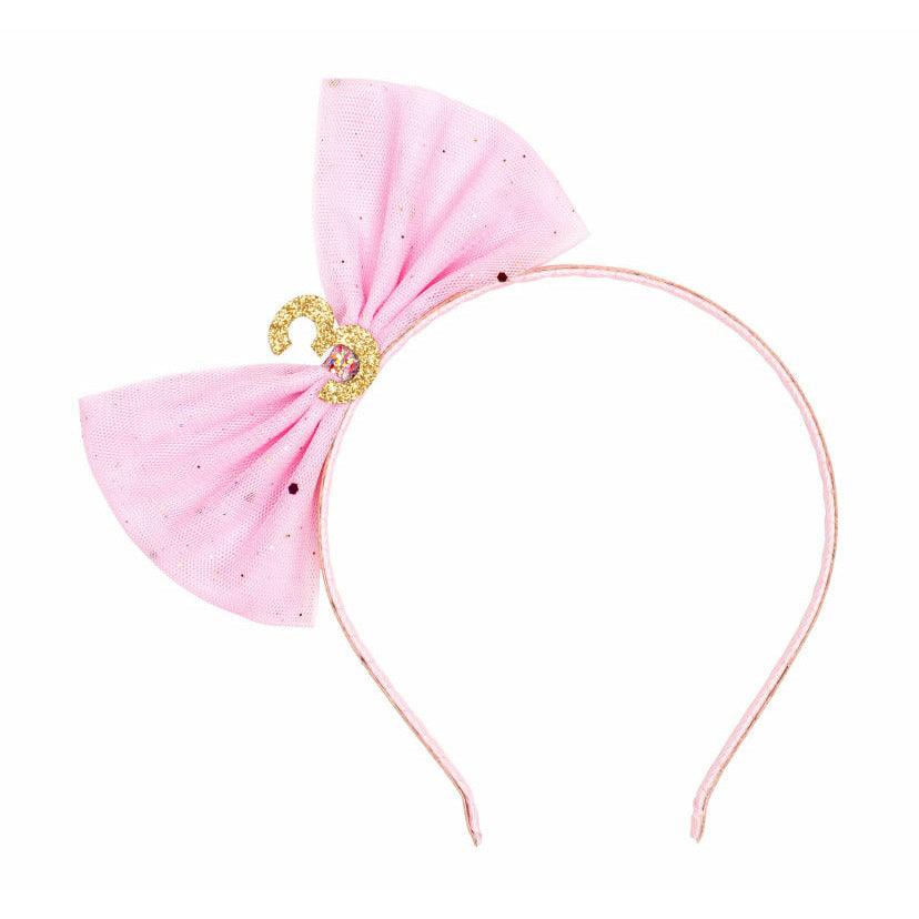 Sweet Wink Birthday Bow Headband - becauseofadi