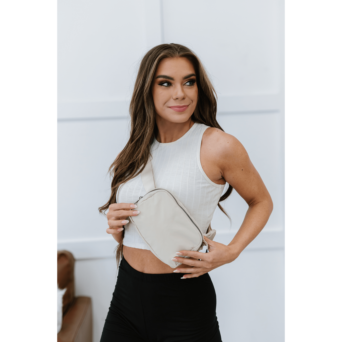Nylon Lula Shoulder Sling Belt Bag | Women's Bum Bag - becauseofadi