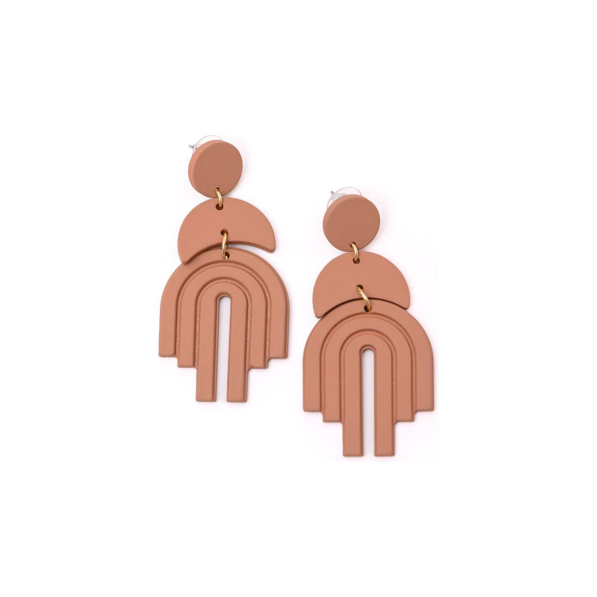 This Promise Earrings in Brown - becauseofadi