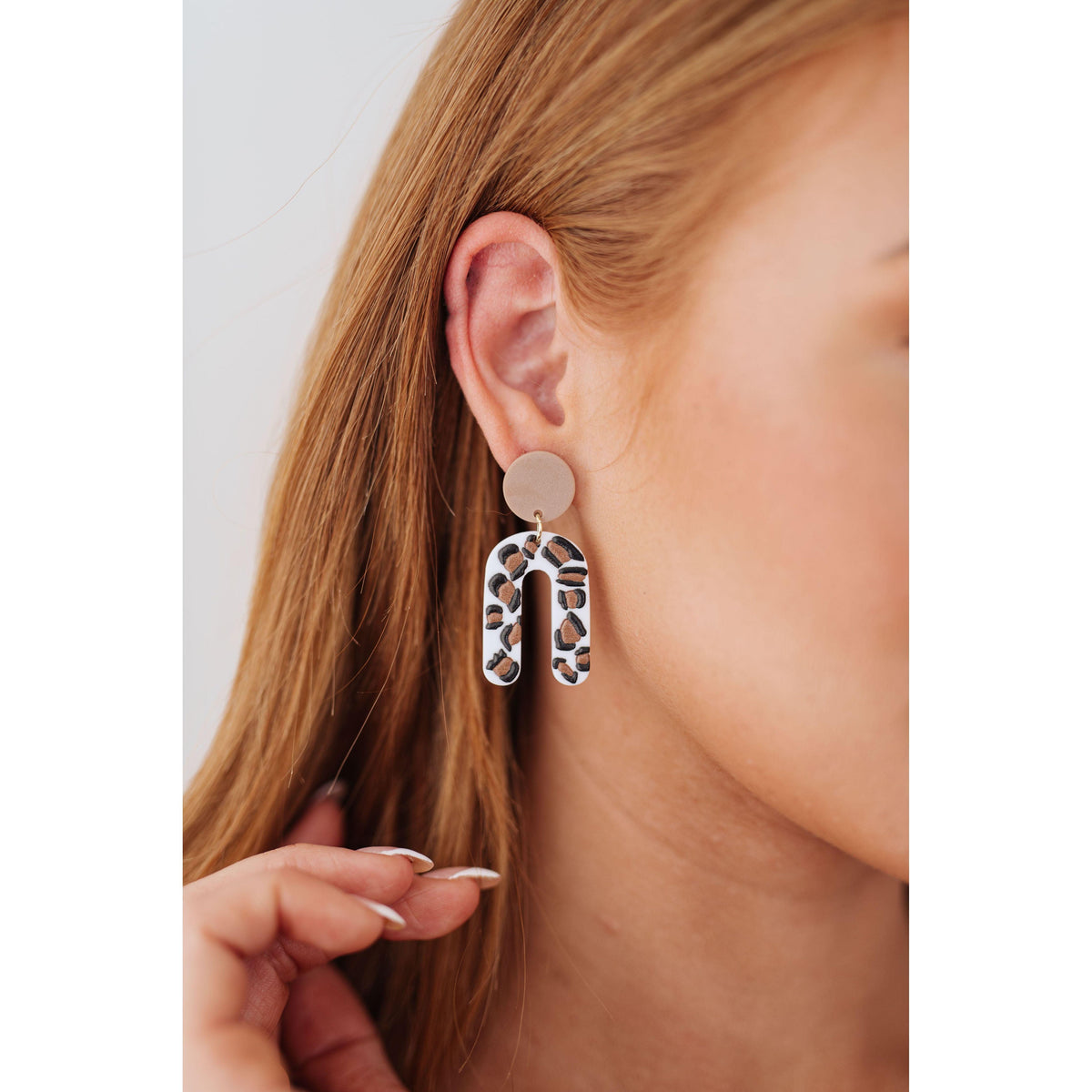 Women's Open Arches Earrings | Brown - becauseofadi