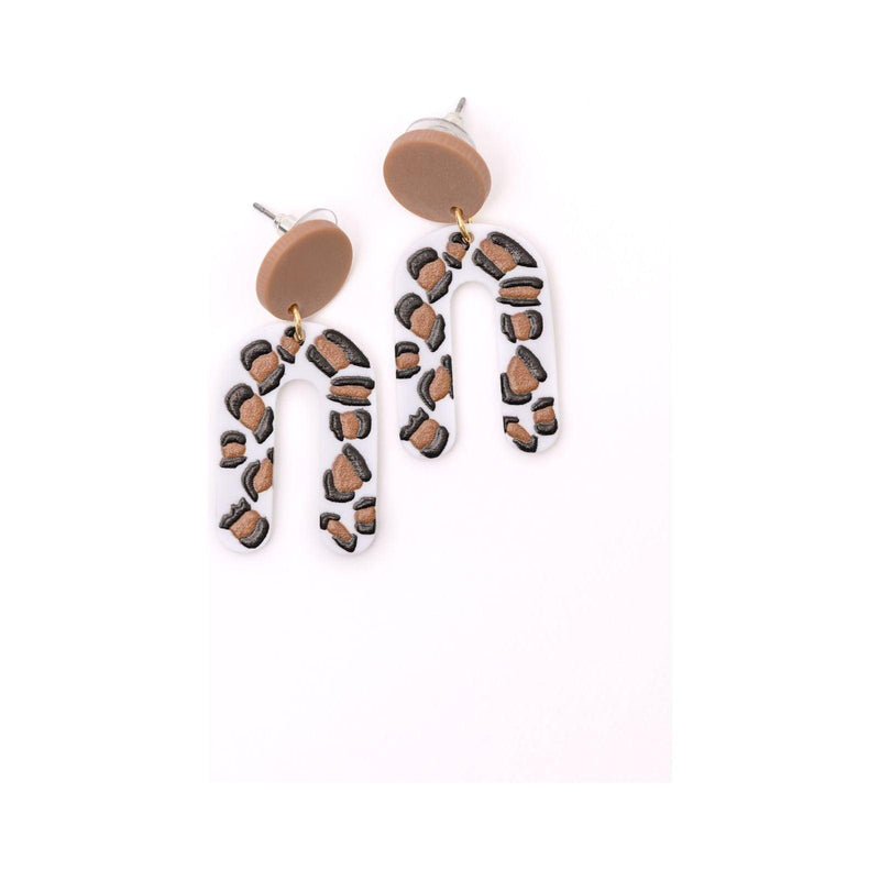 Women's Open Arches Earrings | Brown - becauseofadi